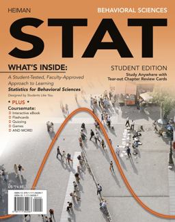 Behavioral Sciences STAT  9781111342067 Front Cover