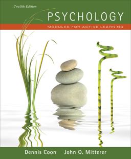 Cengage Advantage Books: Psychology Modules for Active Learning (with Concept Modules with Note-Taking and Practice Exams Tearout Cards) 12th 9781111342852 Front Cover