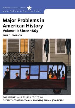 Major Problems in American History, Volume II 3rd 9781111343163 Front Cover
