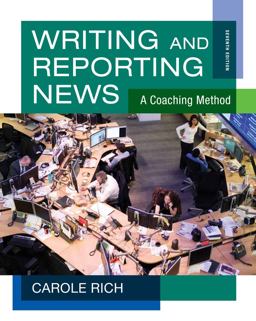 Writing and Reporting News A Coaching Method 7th 9781111344443 Front Cover