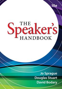 Speaker's Handbook 10th 9781111346508 Front Cover