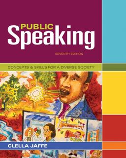 Public Speaking Concepts and Skills for a Diverse Society 7th 9781111347680 Front Cover