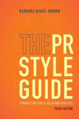 PR Styleguide Formats for Public Relations Practice 3rd 9781111348113 Front Cover