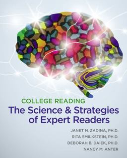 College Reading The Science and Strategies of Expert Readers  9781111350017 Front Cover