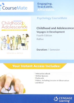 Psychology Coursemate Ebook Printed Access Card for Rathus' Childhood and Adolescence