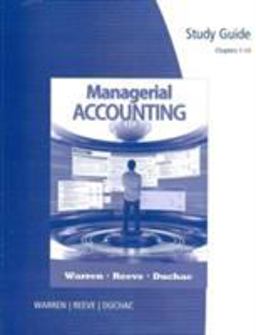 Managerial Accounting Managerial Accounting