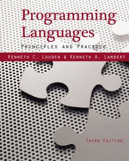 Programming Languages Principles and Practices 3rd 9781111529413 Front Cover