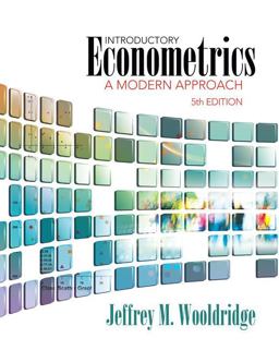 Introductory Econometrics A Modern Approach 5th 9781111531041 Front Cover