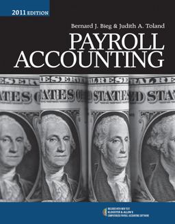Payroll Accounting 2011 21st 9781111531058 Front Cover