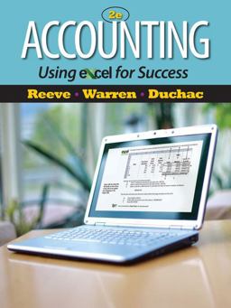 Accounting Using Excel for Success (with Essential Resources Excel Tutorials Printed Access Card) 2nd 9781111535216 Front Cover