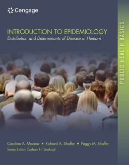 Introduction to Epidemiology Distribution and Determinants of Disease  9781111540302 Front Cover