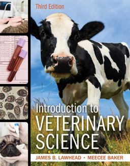 Introduction to Veterinary Science 3rd 9781111542795 Front Cover