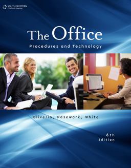 Office Procedures and Technology 6th 9781111574352 Front Cover