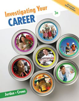 Investigating Your Career 3rd 9781111575502 Front Cover