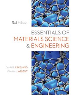 Essentials of Materials Science and Engineering 3rd 9781111576851 Front Cover