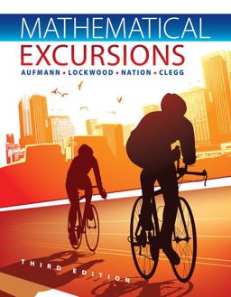Mathematical Excursions 3rd 9781111578497 Front Cover