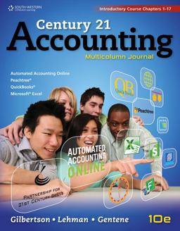 Century 21 Accounting Multicolumn Journal, Introductory Course, Chapters 1-17 10th 9781111579357 Front Cover