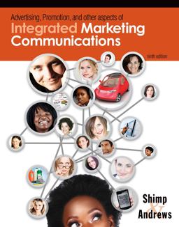 Advertising Promotion and Other Aspects of Integrated Marketing Communications 9th 9781111580216 Front Cover