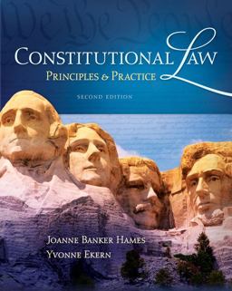 Constitutional Law Principles and Practice 2nd 9781111648541 Front Cover