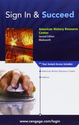 American History Resource Center with InfoTrac 2-Semester Printed Access Card