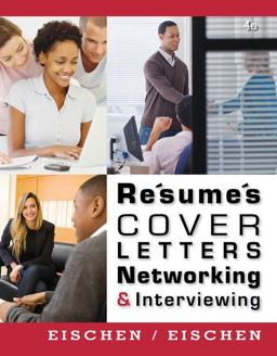 Resumes, Cover Letters, Networking, and Interviewing 4th 9781111820848 Front Cover