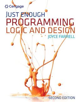 Just Enough Programming Logic and Design 2nd 9781111825959 Front Cover