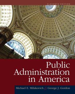 Public Administration in America 11th 9781111828011 Front Cover