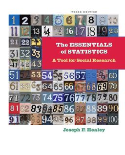 Essentials of Statistics A Tool for Social Research 3rd 9781111829568 Front Cover