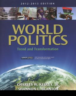 World Politics Trend and Transformation, 2012 - 2013 Edition 14th 9781111830069 Front Cover