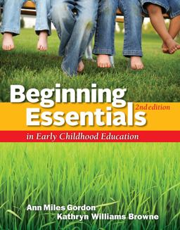 Beginning Essentials in Early Childhood Education 2nd 9781111830830 Front Cover