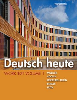 Deutsch Heute Worktext, Volume 1 10th 9781111832414 Front Cover