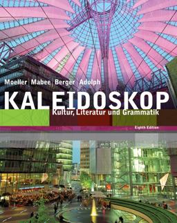 Student Activities Manual for Moeller/Adolph/Mabee/Berger's Kaleidoskop, 8th 8th 9781111833992 Front Cover