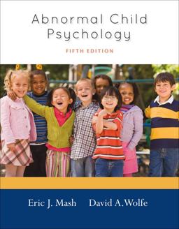 Abnormal Child Psychology 5th 9781111834494 Front Cover