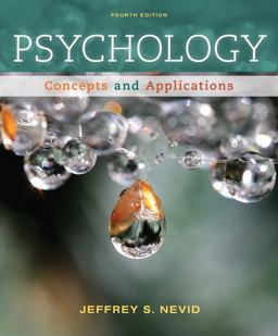 Psychology Concepts and Applications 4th 9781111835491 Front Cover
