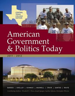 Central Texas College American Government 2nd 9781111836269 Front Cover