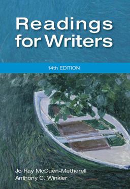 Readings for Writers 14th 9781111837068 Front Cover