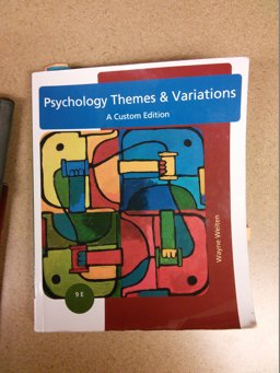 Psychology Themes and Variations, International Edition 9th 9781111837488 Front Cover