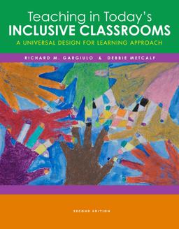 Teaching in Today's Inclusive Classrooms A Universal Design for Learning Approach 2nd 9781111837976 Front Cover