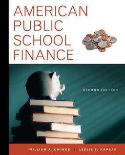 American Public School Finance 2nd 9781111838041 Front Cover