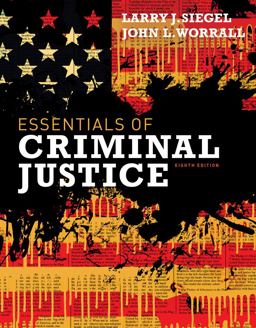 Cengage Advantage Books: Essentials of Criminal Justice 8th 9781111841812 Front Cover