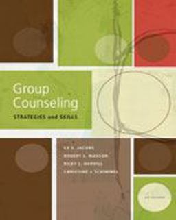 Bundle: Group Counseling: Strategies and Skills + Group Counseling DVD 7th 9781111870522 Front Cover