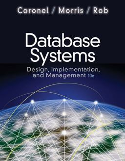 Database Systems Design, Implementation, and Management 10th 9781111969608 Front Cover