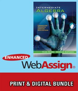Bundle: Intermediate Algebra: Connecting Concepts Through Applications + WebAssign Printed Access Card for Clark/Anfinson's Intermediate Algebra: Connecting Concepts Through Applications, 1st Edition, Single-Term