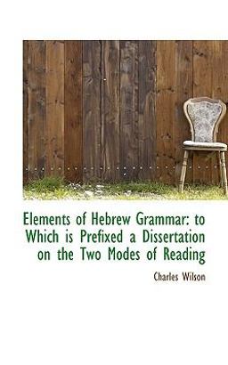 Elements of Hebrew Grammar