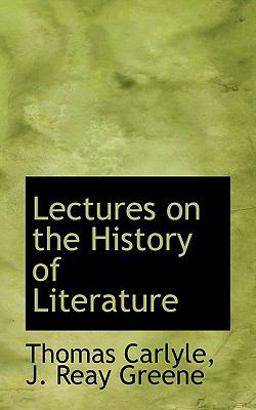 Lectures on the History of Literature