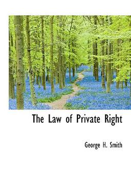 The Law of Private Right
