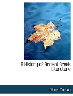 A History of Ancient Greek Literature