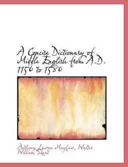 A Concise Dictionary of Middle English