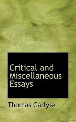 Critical and Miscellaneous Essays