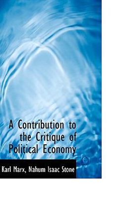 A Contribution to the Critique of Political Economy